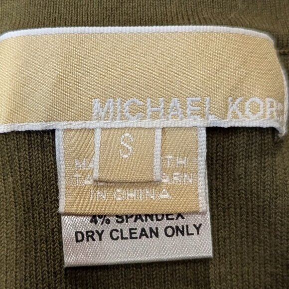 Michael Kors Size Small Dark Olive Tank Top - Picture 7 of 9